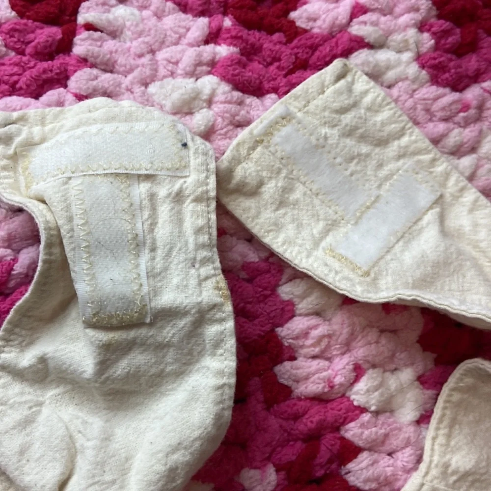 Vintage, homemade toddler's bib